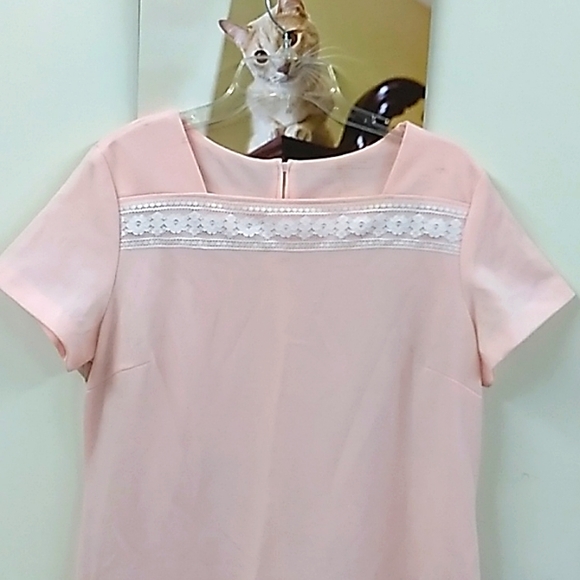 Vintage pink plus size dress - Picture 2 of 5